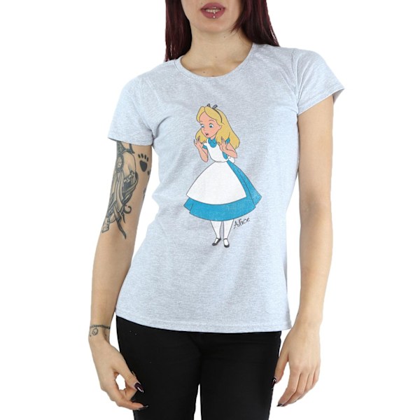 Alice i Underlandet Dam/Dam Alice T-shirt M Heather Grey Heather Grey M