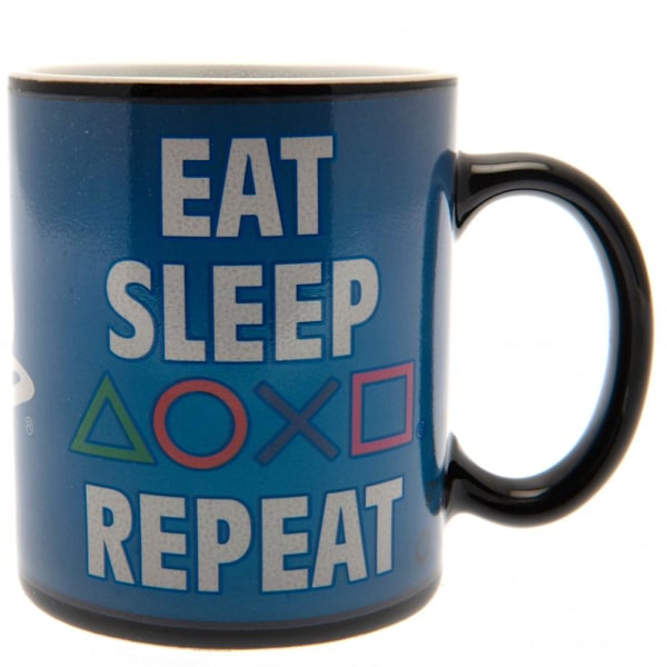 Playstation Värmeförändrande Mugg Repeat En Storlek Flerfärgad Multi-colour One Size