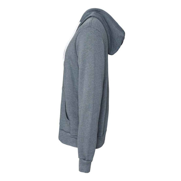 Bella + Canvas Unisex Vuxen Fleece Full Zip Hoodie XL Slate Hea Slate Heather XL