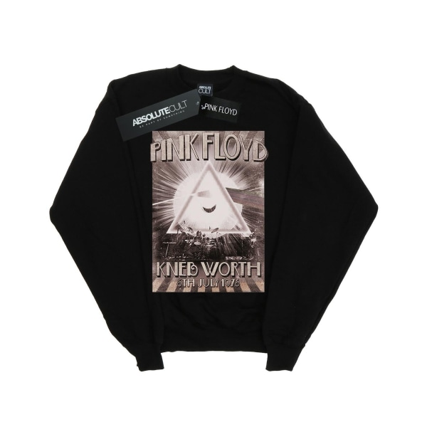 Pink Floyd Girls Knebworth Poster Sweatshirt 7-8 Years Black Black 7-8 Years