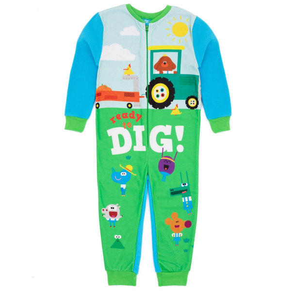 Hey Duggee Childrens/Kids Ready To Dig Sleepsuit 4-5 Years Blue Blue/Green 4-5 Years