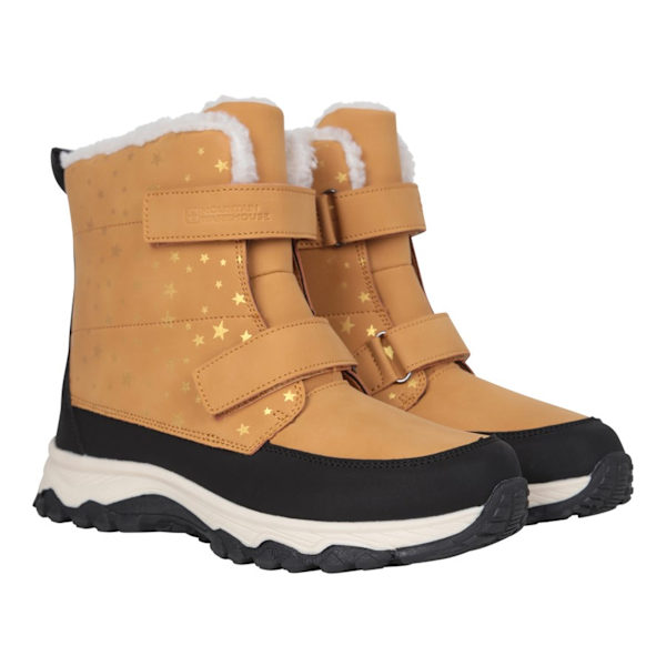Mountain Warehouse Flurry Vinter Snökängor för Barn Tan 2 UK