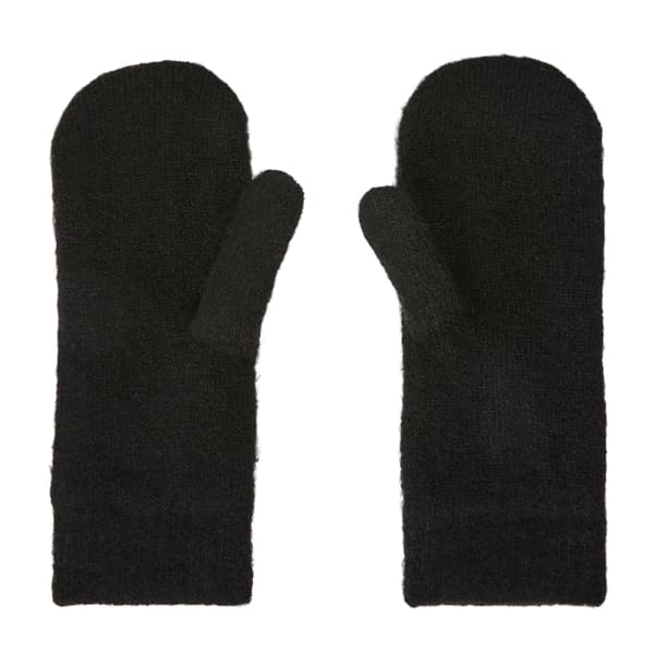 Pieces Dam Vintervantar En Storlek Svart Black One Size