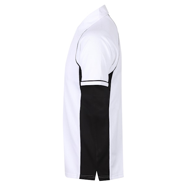 Finden & Hales herr Piped Performance Sports Polo Shirt 3XL Whi White/Black/Black 3XL