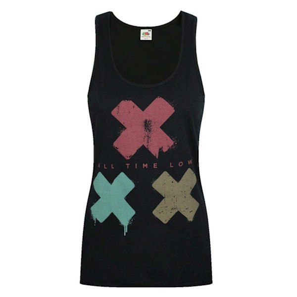 All Time Low Dam/Damer Three Strikes Tank Top L Svart Black L
