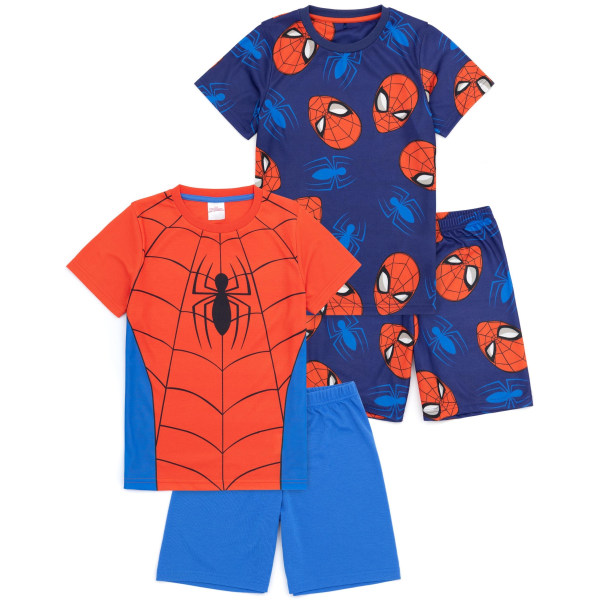Spider-Man Pyjamas för barn/barn ( set med 2) 7-8 år blå Blue/Red 7-8 Years