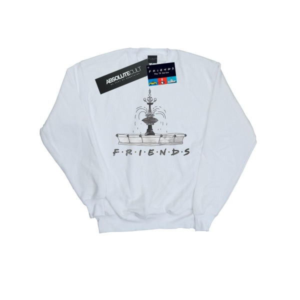 Friends Dam/Dam Fountain Sketch Sweatshirt XL Vit White XL