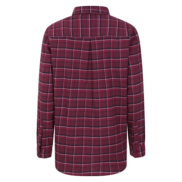 Mountain Warehouse Dam/Damer Balsam Borstad Flanell Longlin Burgundy 14 UK