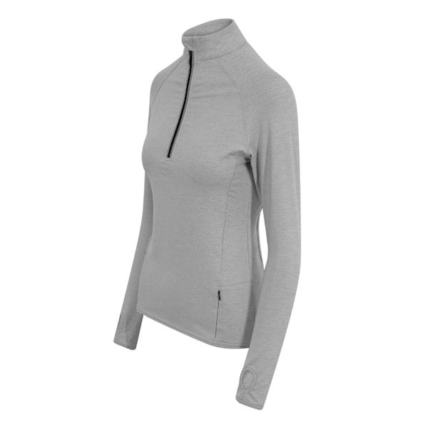 AWDis Just Cool Dam/Kvinnor Cool-Flex Halv Zip Top XS Silver Silver Grey XS