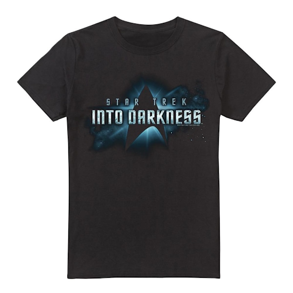 Star Trek: Into Darkness Herr Logo T-Shirt 5XL Svart Black 5XL