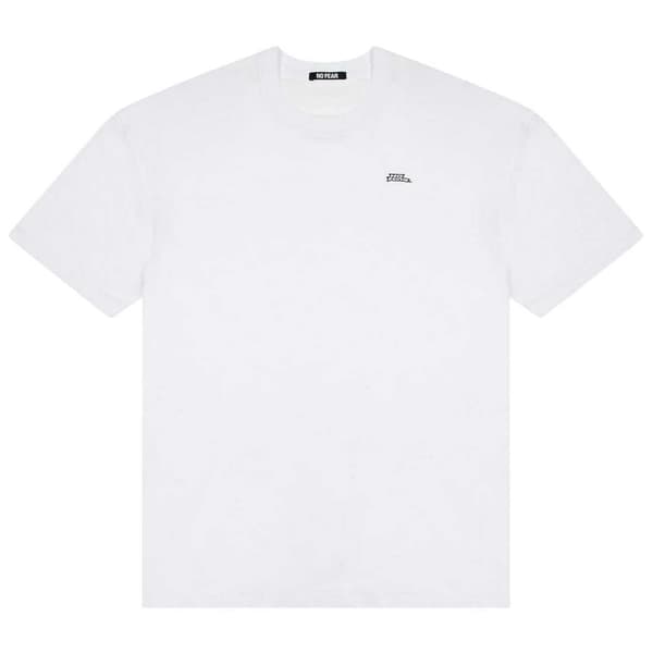 No Fear Herr Logotyp Bomulls T-shirt L Vit White L