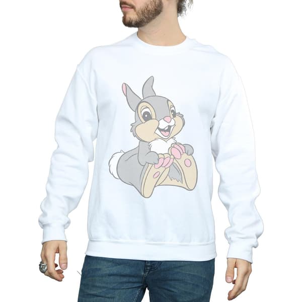 Disney Classic Thumper Sweatshirt för män 3XL Vit White 3XL