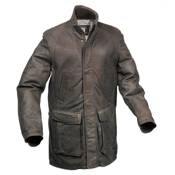 Eastern Counties Leather Herr Läder Mid Längd Jacka 40 Brun Brown 40