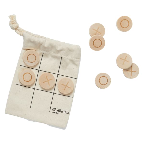 Vinga Tic-Tac-Toe Brädspel One Size Brun Brown One Size