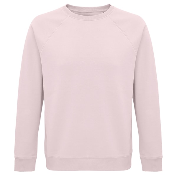 SOLS Unisex Adult Space Organic Raglan Sweatshirt L Pale Pink Pale Pink L