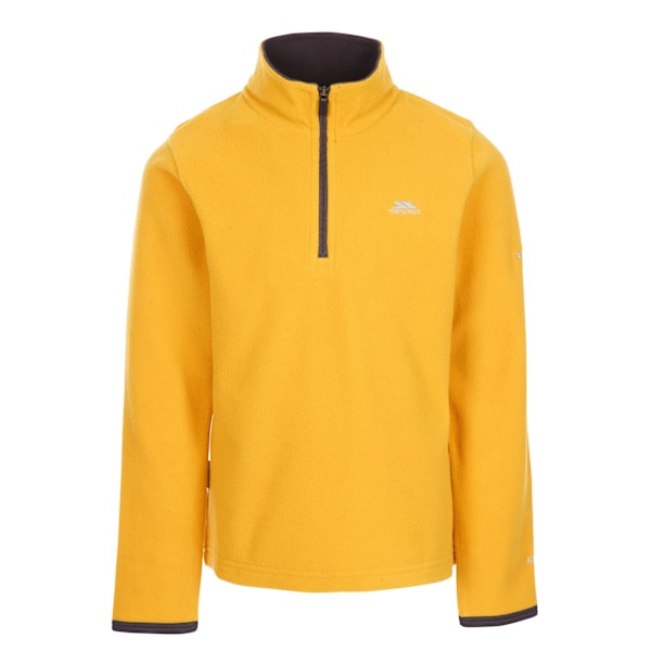 Trespass Barnflickor Sybil Halv Zip Microfleece Top 11-12 År Honeybee 11-12 Years