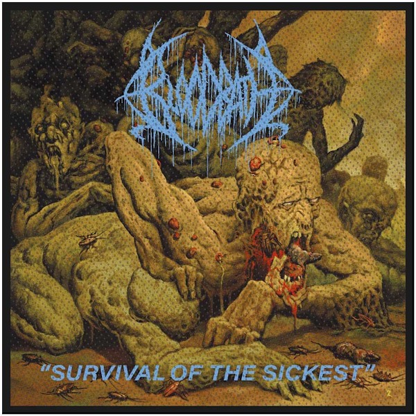 Bloodbath Survival Of The Sickest Album Patch One Size Beige/Bl Beige/Blue One Size