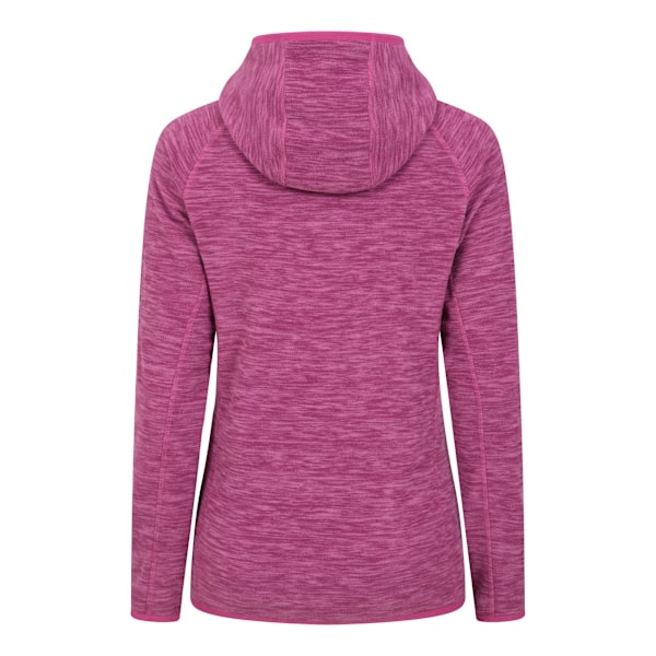 Mountain Warehouse Dam/Kvinnor Lleyn II Melange Full Zip Hoodie Berry 16 UK