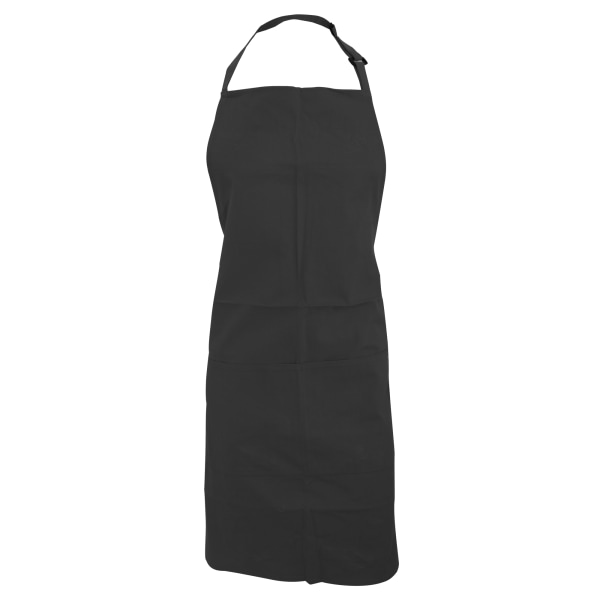 Bargear Adults Unisex Catering/restaurang Haklapp förkläde (paket med 2) Black One Size