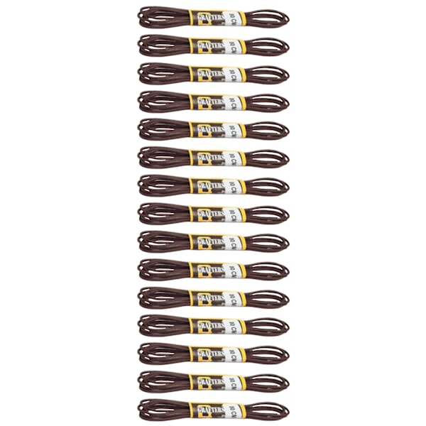 Grafters Fine 80cm Skosnören (Paket Om 15) Paket Om 15 Brun Brown Pack of 15