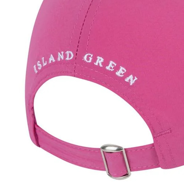 Island Green Baseballkeps med Diamantlogga för Kvinnor/Dam, Storlek One Size Pink One Size