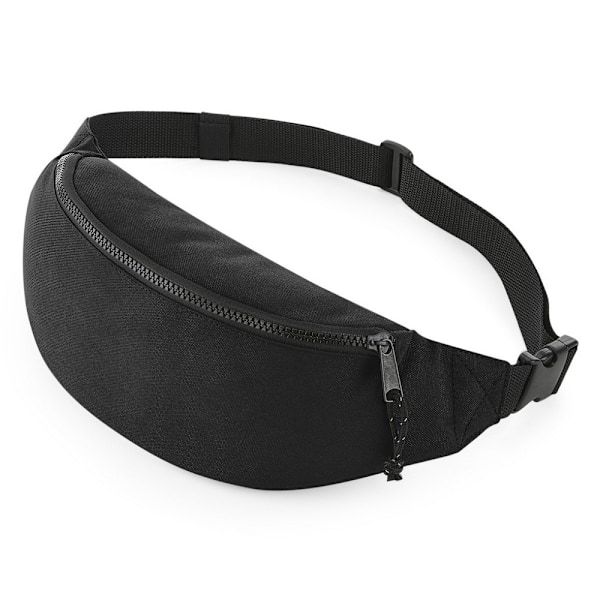 Bagbase Vuxen Unisex Återvunnen Midjeväska En Storlek Svart Black One Size