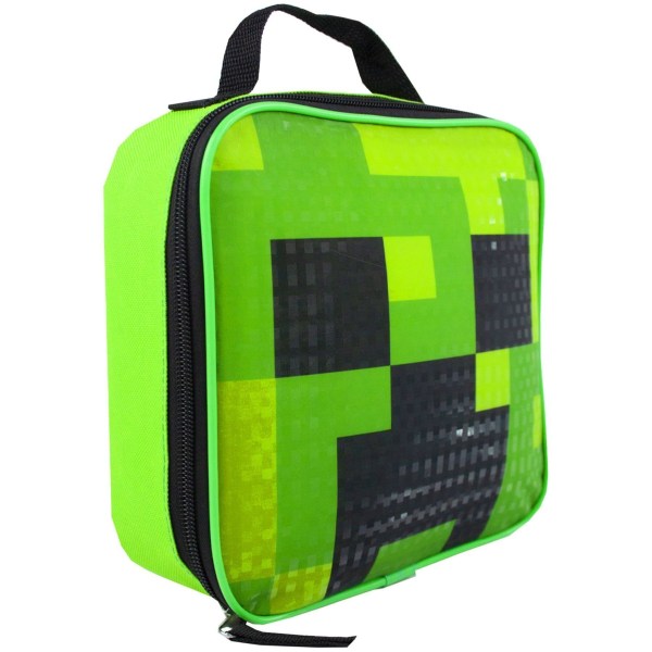Minecraft TNT Creeper Ryggsäck Set (Pack med 5) One Size Svart/G Black/Green One Size