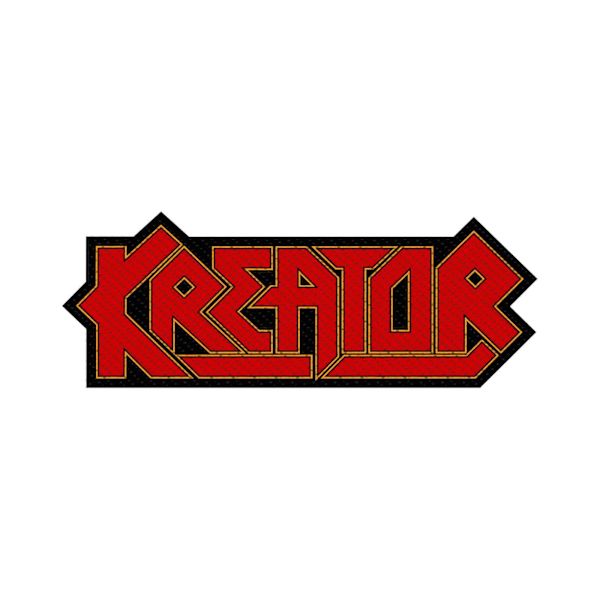 Kreator logotyp utskuren lapp One Size Röd Red One Size