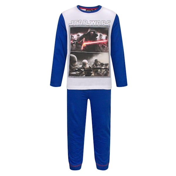 Star Wars: The Force Awakens Barn/Barn Longärmad Lång Pyjamas Set 4 År Blå. Blue 4 Years