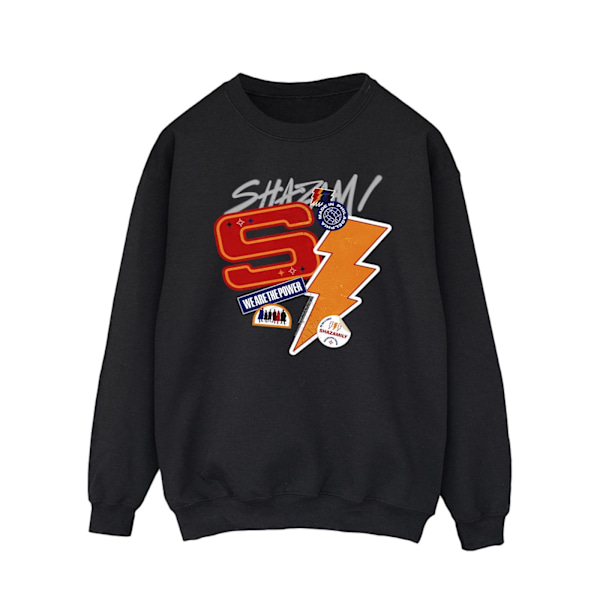 DC Comics Herr Shazam Fury Of The Gods Sticker Spam Sweatshirt Black XL