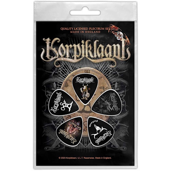 Korpiklaani Shaman Drum Plectrum (5-pack) One Size Svart Black One Size