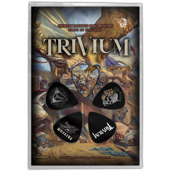 Trivium In The Court Of The Dragon Plectrum (5-pack) En Storlek Multicoloured One Size