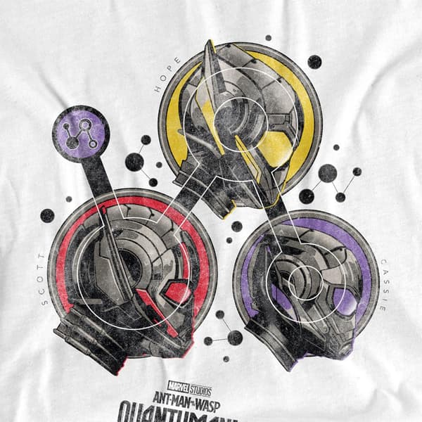Ant-Man And The Wasp: Quantumania Unisex Vuxen Quantum Heroes T-shirt White S
