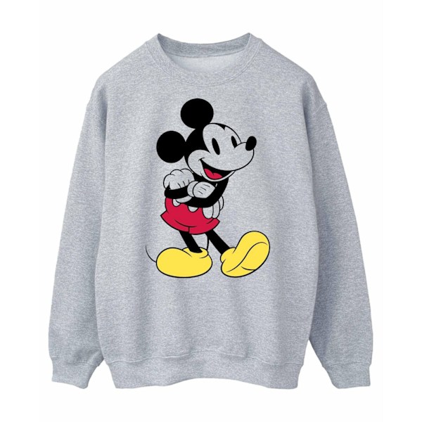 Disney Classic Mickey Mouse Sweatshirt XXL Sports Grey för män Sports Grey XXL