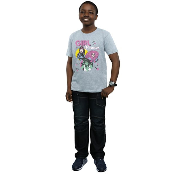 Marvel Comics Boys Girl Power T-shirt 12-13 år Sports Grey Sports Grey 12-13 Years