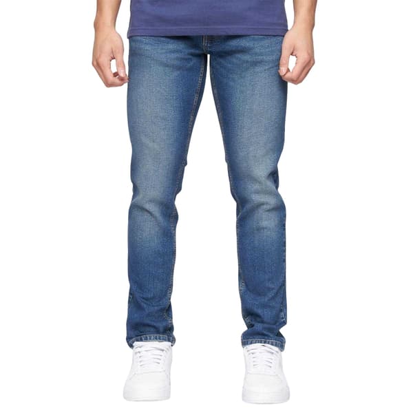 Crosshatch Herr Buraca Stonewashed Slim Jeans 36S Blå Blue 36S