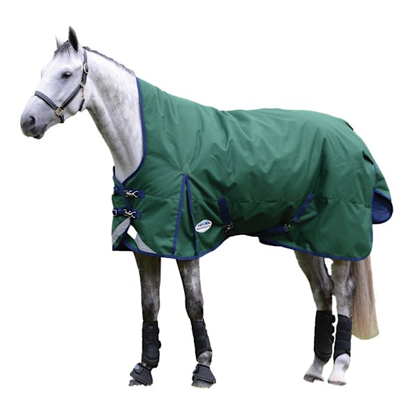 Weatherbeeta Comfitec Plus Dynamic II High-Neck Medium 100g Hästtäcke Hunter Green/Navy 6´ 6