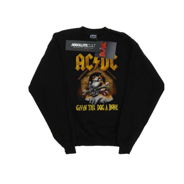 AC/DC Girls Give The Dog A Bone Sweatshirt 12-13 Years Black Black 12-13 Years