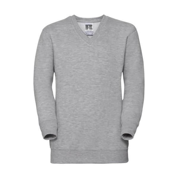 Russell Collection Barn/Barn V-hals Sweatshirt 11-12 år Light Oxford 11-12 Years