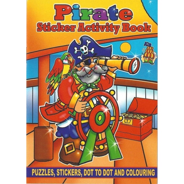WF Graham Pirate Activity Book (Pack med 12) One Size Multicolou Multicoloured One Size