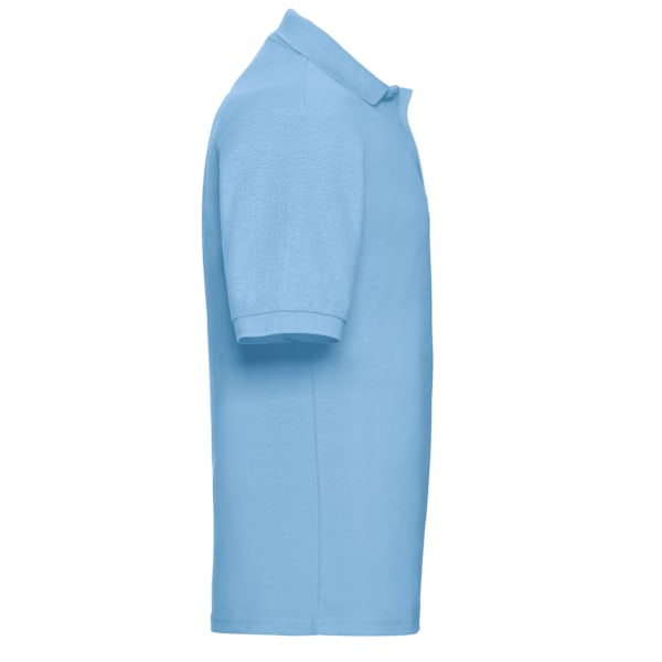 Russell Herr Poloskjorta i Polycotton Pique XL Sky Blue Sky Blue XL