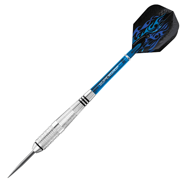 Harrows Blaze Steel Darts (3-pack) 23g Blå/Silver Blue/Silver 23g