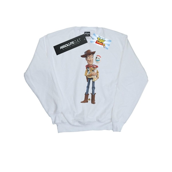 Disney Dam/Dam Toy Story 4 Woody Och Forky Sweatshirt L W White L