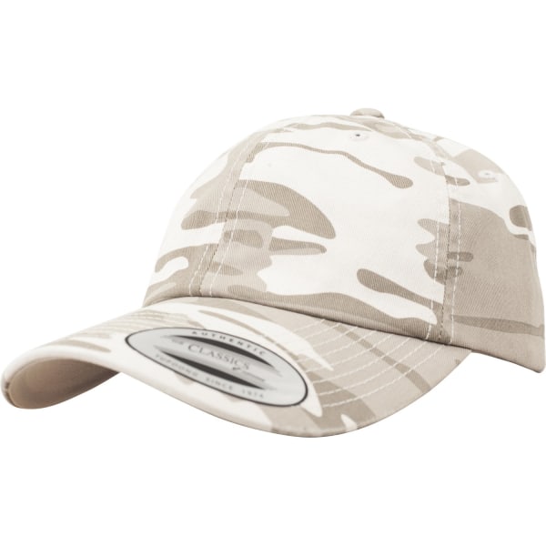 Flexfit By Yupoong Low Profile Camo Washed Dad Cap One Size Ret Retro Desert Camo One Size