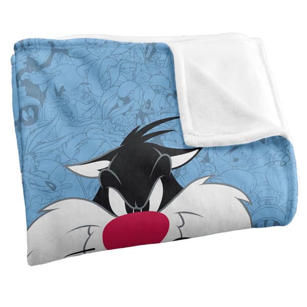 Looney Tunes Karaktär Collage Sylvester Filt One Size Multi Multicoloured One Size