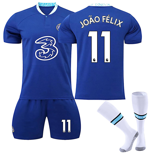 Chelsea F.C 22-23 Hem Jersey JOAO FELIX Nr 11 Fotbollströja kit XXL