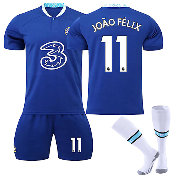 Chelsea F.C 22-23 Kotipaita JOAO FELIX Nro 11 Jalkapallopaita setti M