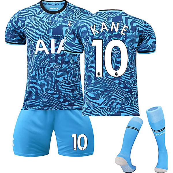 Tottenham Hotspur F.C. 22-23 Udebanetrøje(2) Trøje KANE Nr 10 Fodboldtrøje sæt 16