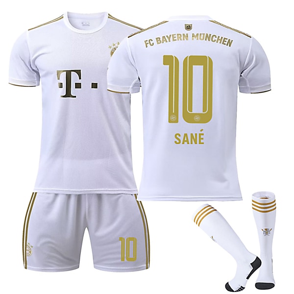 FC Bayern Munich 22-23 Bortalag Jersey SANE Nr 10 Fotbollströja kit 20