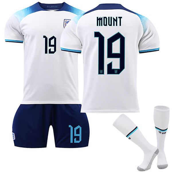 England 22-23 Hem Jersey MOUNT Nr 19 Fotbollströja kit 20